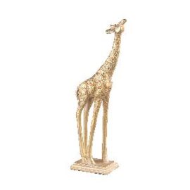 Jacie Gold giraffe statue S Woonaccessoires PTMD